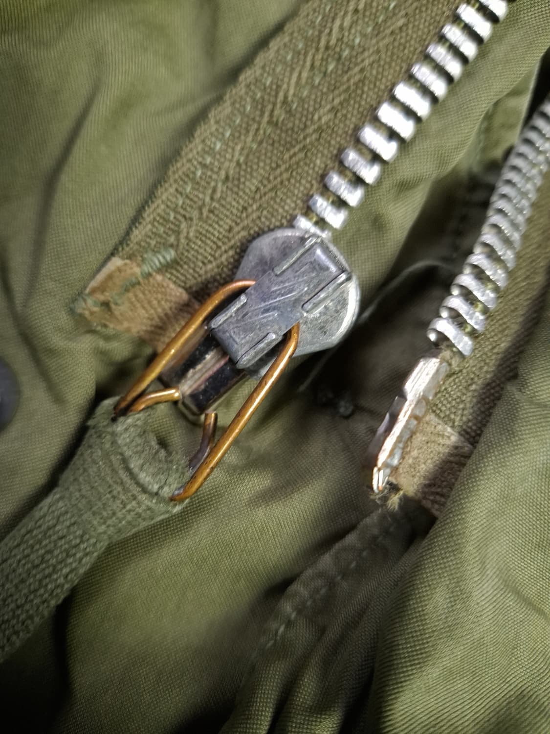 오리지날 미군 M-65 개파카 후드 천엽내피 스몰 사이즈 풀셋트 상품이미지6