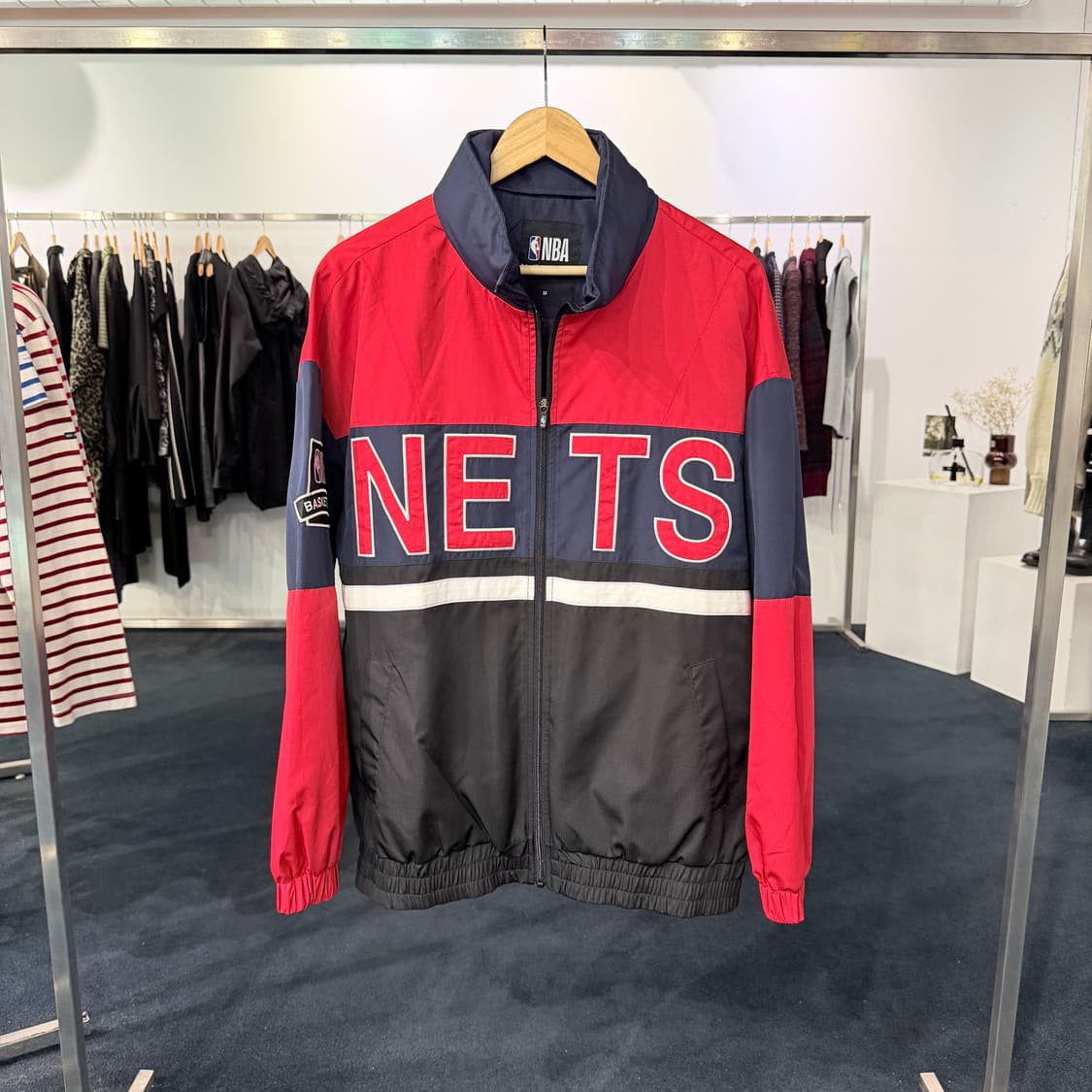 [M] NBA 브루클린 네츠 바람막이 상품이미지1
