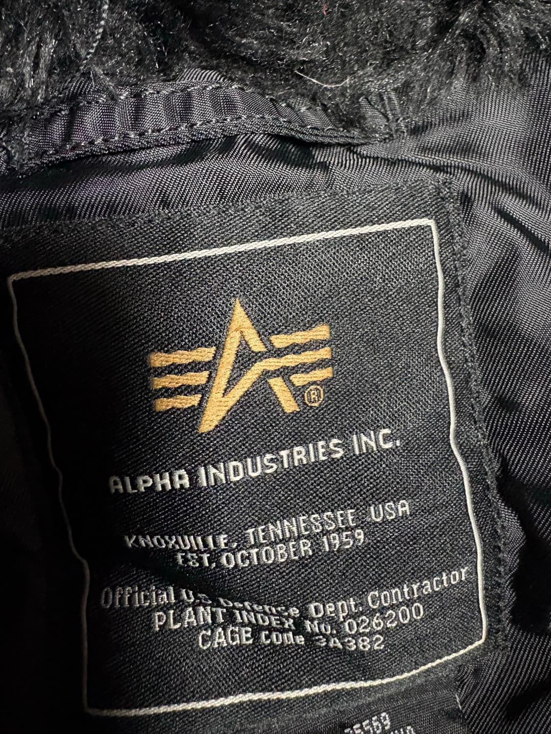 알파인더스트리 야상 블랙 L 상품이미지3