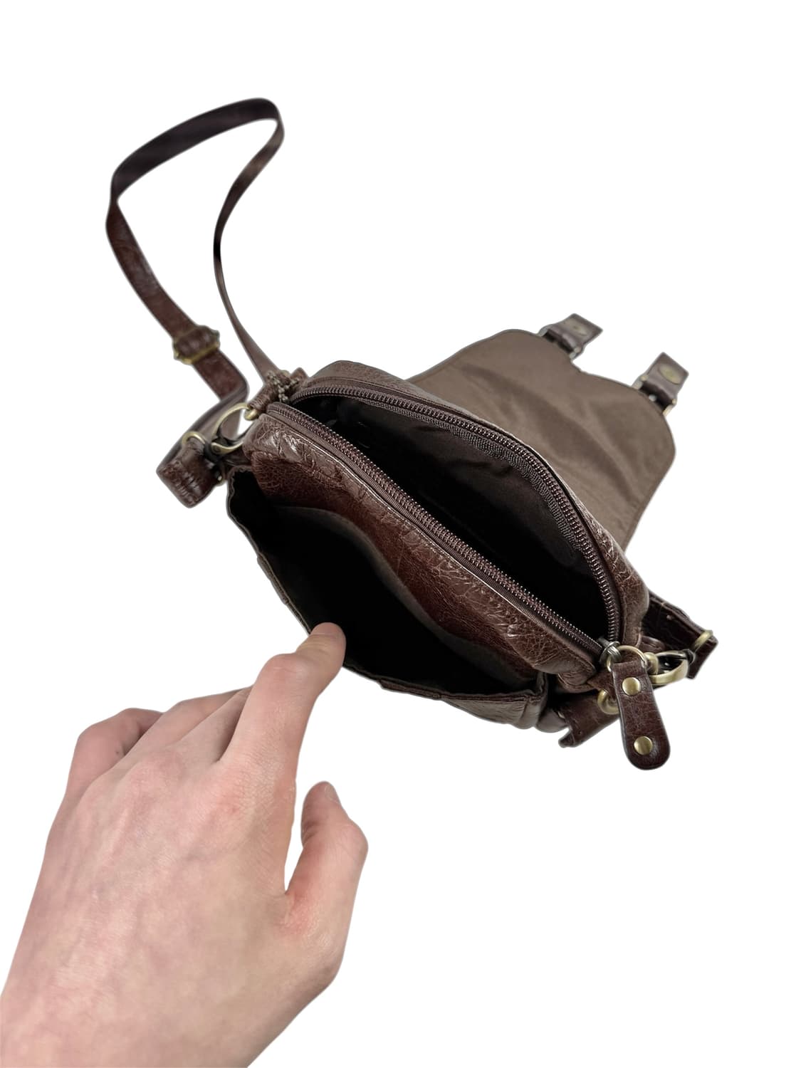 JPN 레더 미니 크로스백 상품이미지4