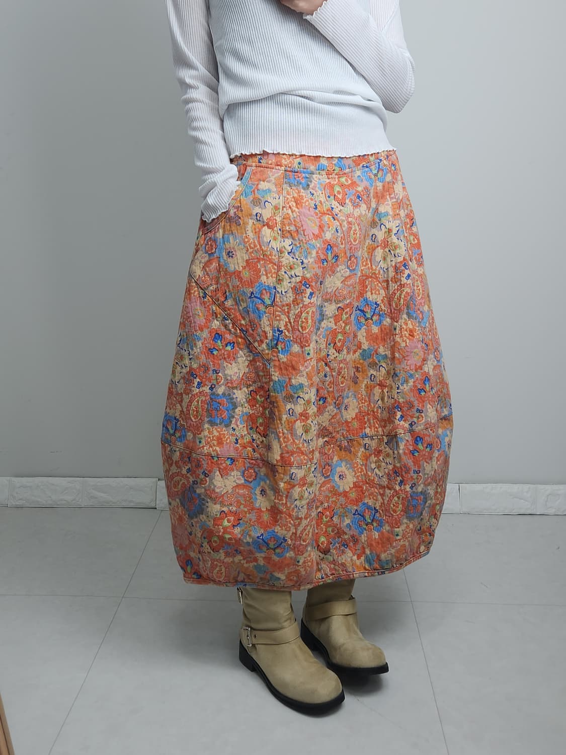 페이즐리 • 플로럴 스커트 상품이미지2