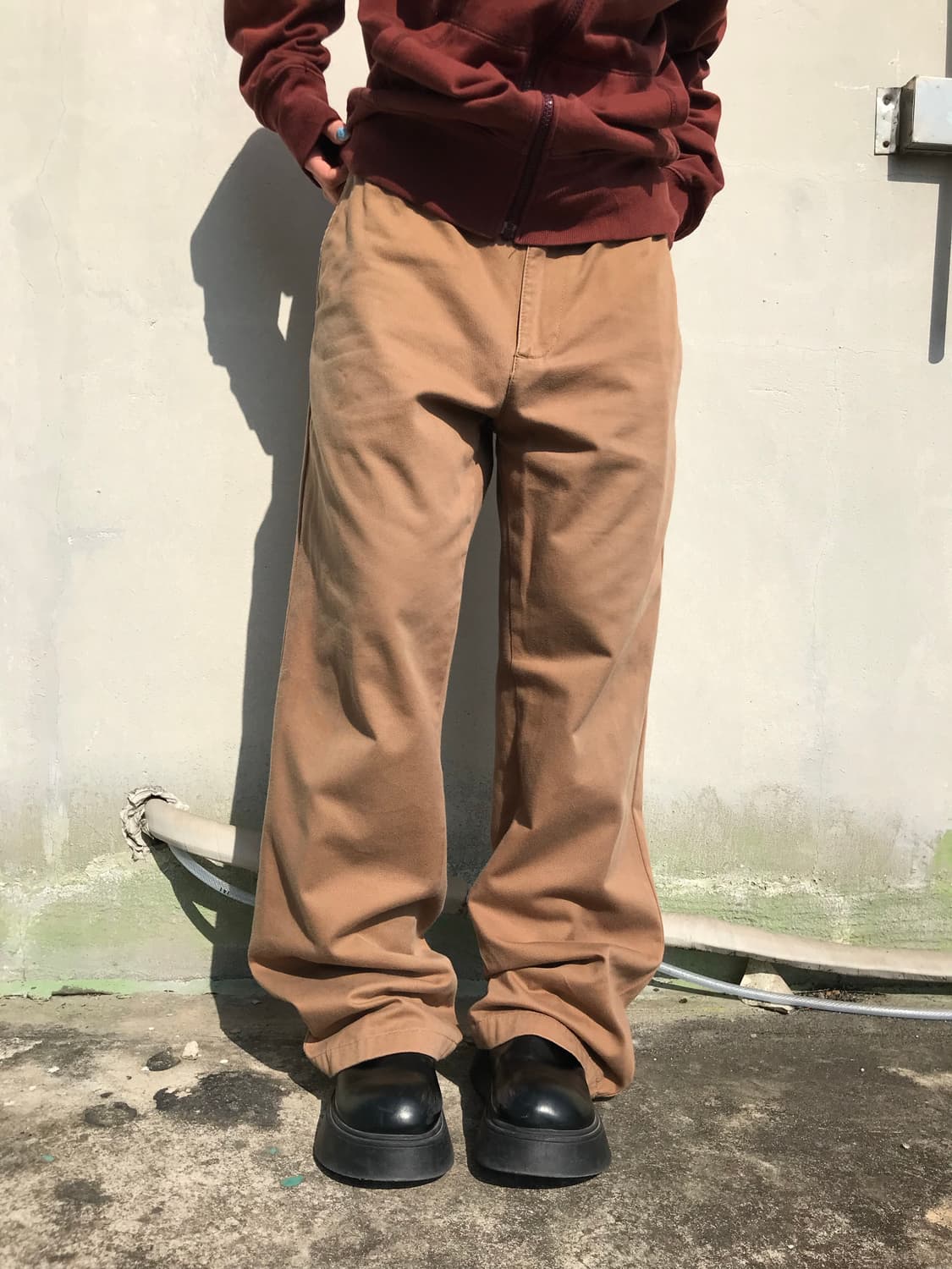 글로벌 워크 브라운 팬츠 상품이미지1