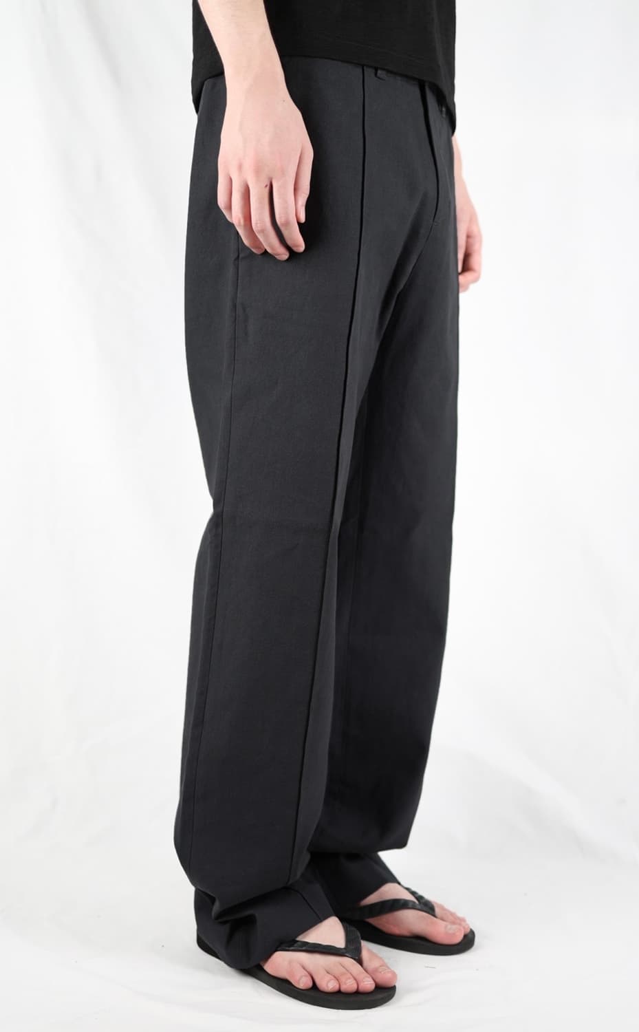 les stitch crease trouser(charcoal) 2사이즈 상품이미지3