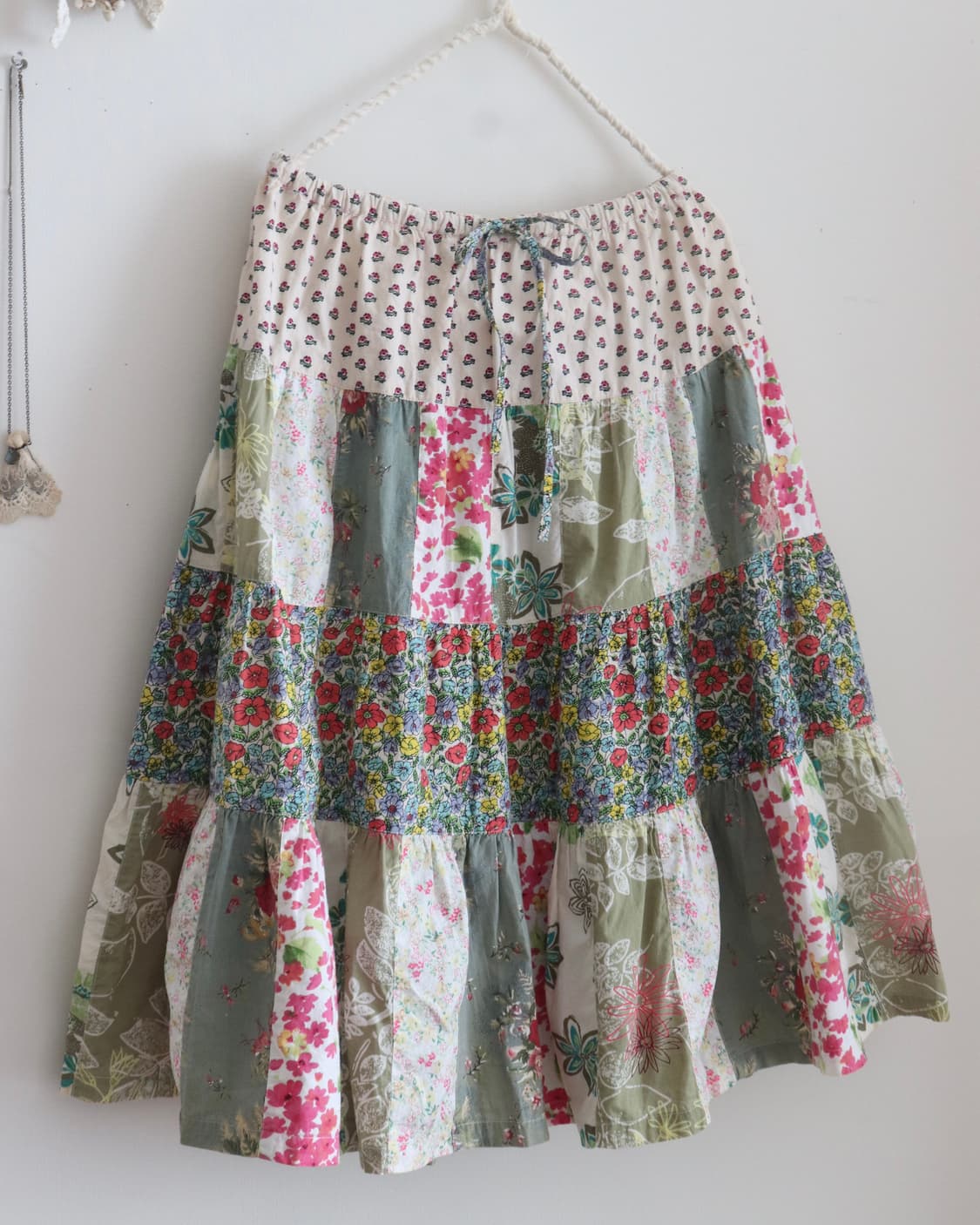 [Beams Boy] Patchwork Floral Skirt 상품이미지9