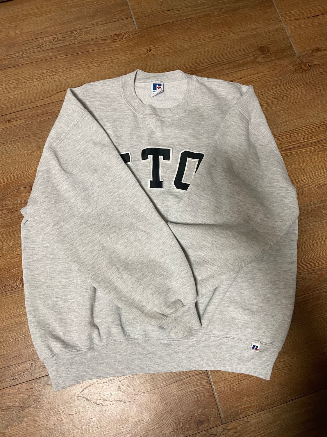 90s 러셀 스웻셔츠 그레이 XL 상품이미지1