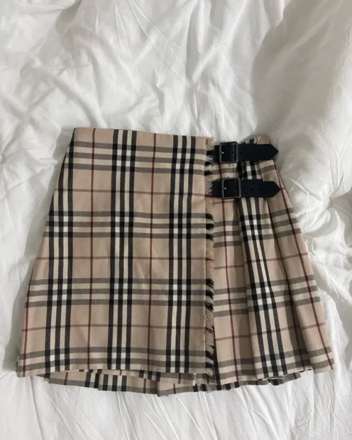 버버리 블루라벨 노바체크 스커트 UK6 상품이미지1