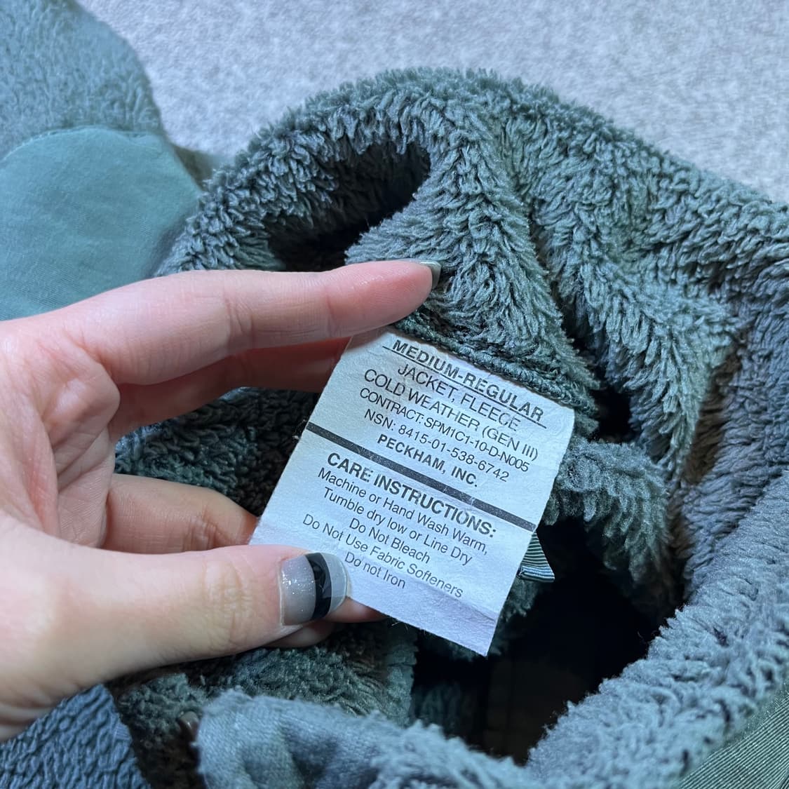 오리지날 미군 밀리터리 폴라텍 플리스 상품이미지2