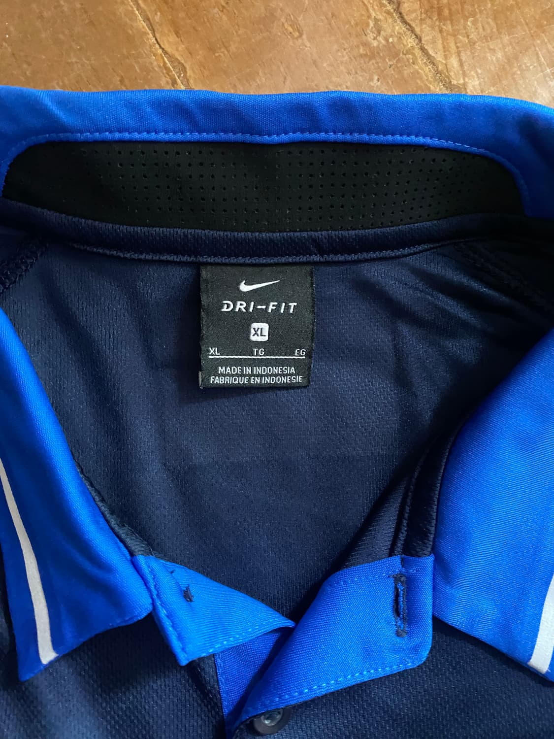 나이키 코리아 드라이핏 폴로 XL 네이비 (110) 상품이미지3