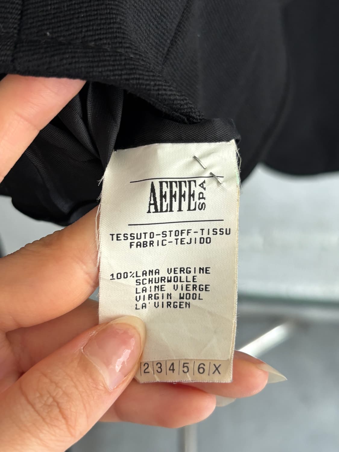 Moschino 모스키노 블랙 숏 울 자켓 상품이미지10