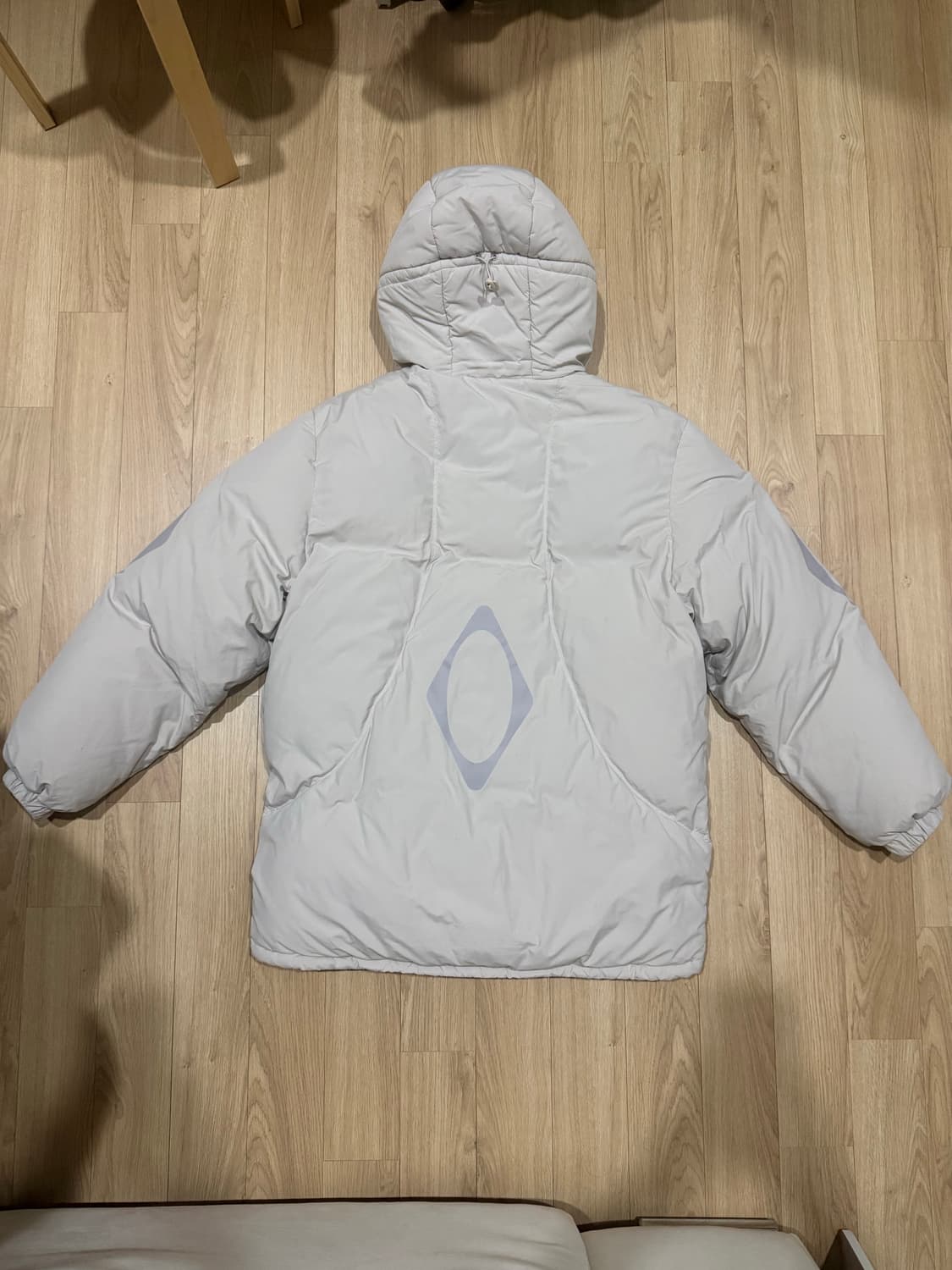 Mischief Rhombus Hooded Down Jacket 상품이미지6