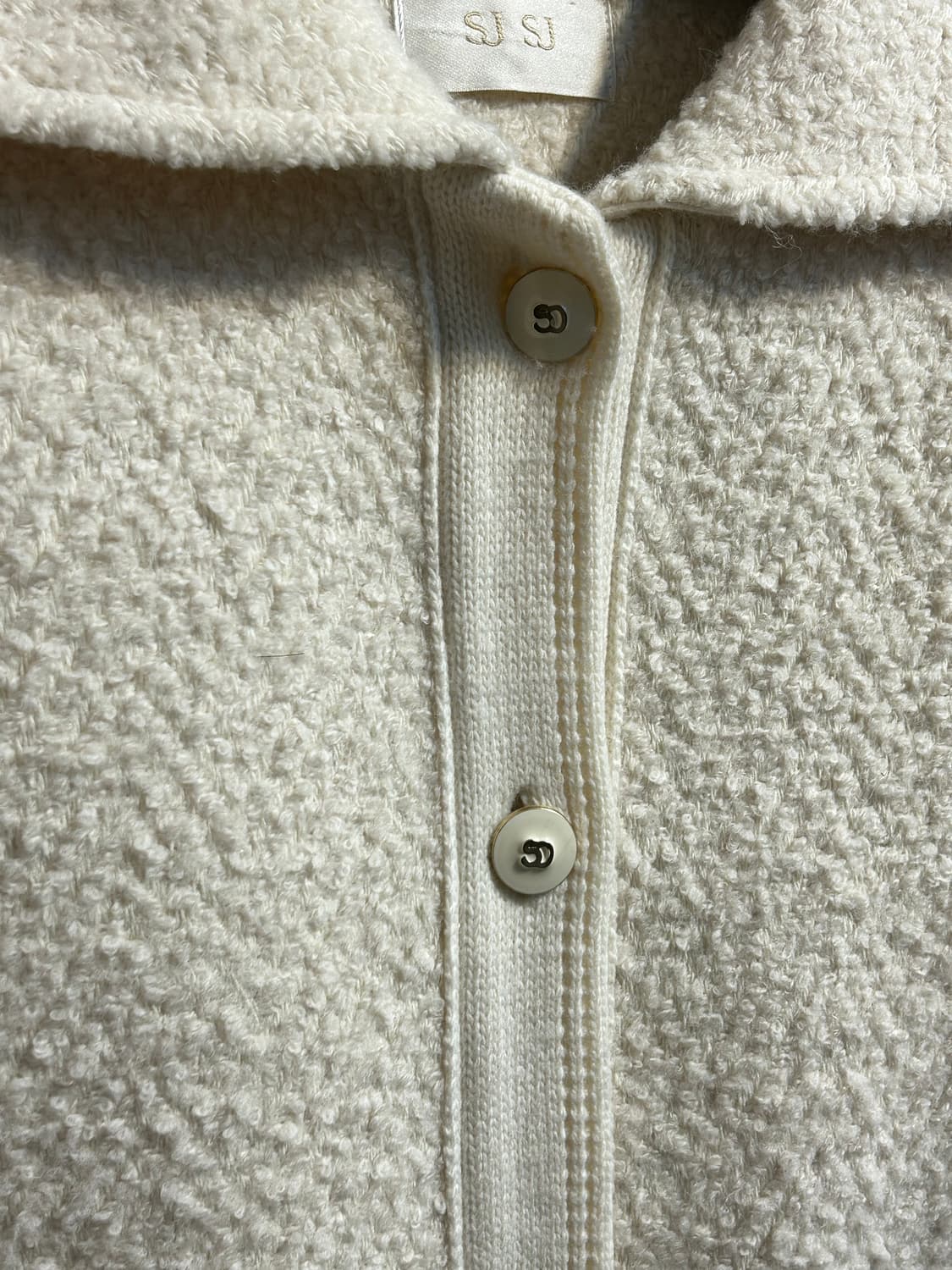 SJ SJ 아이보리 부클 카라 자켓 상품이미지4