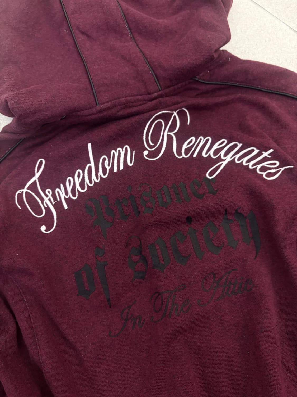 스컬 y2k 후드집업 상품이미지6