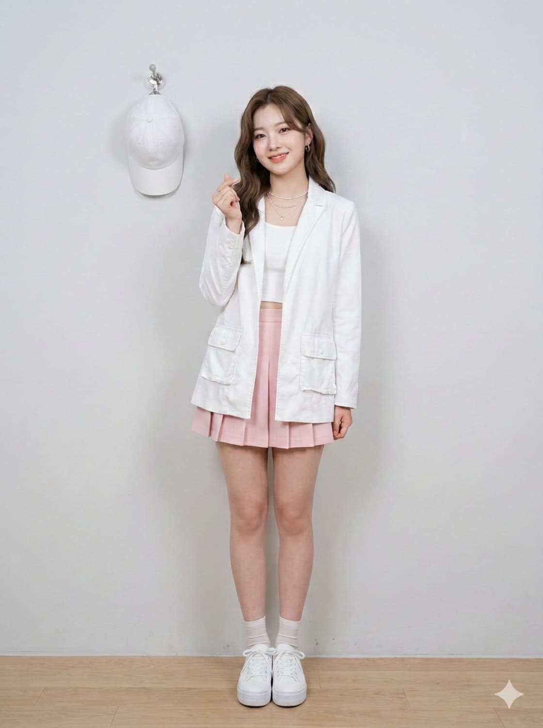 앨리스앤올리비아 화이트 린넨 혼방 자켓 상품이미지1