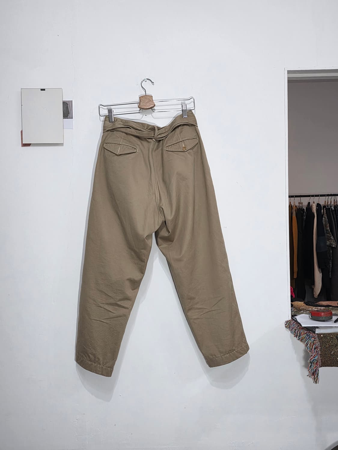 Comoli belted pants 상품이미지3
