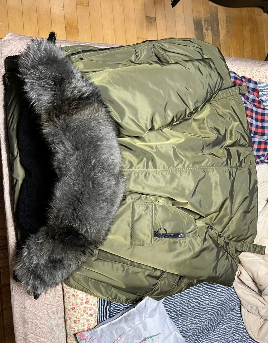 우영미 무스탕 야상패딩 상품이미지3