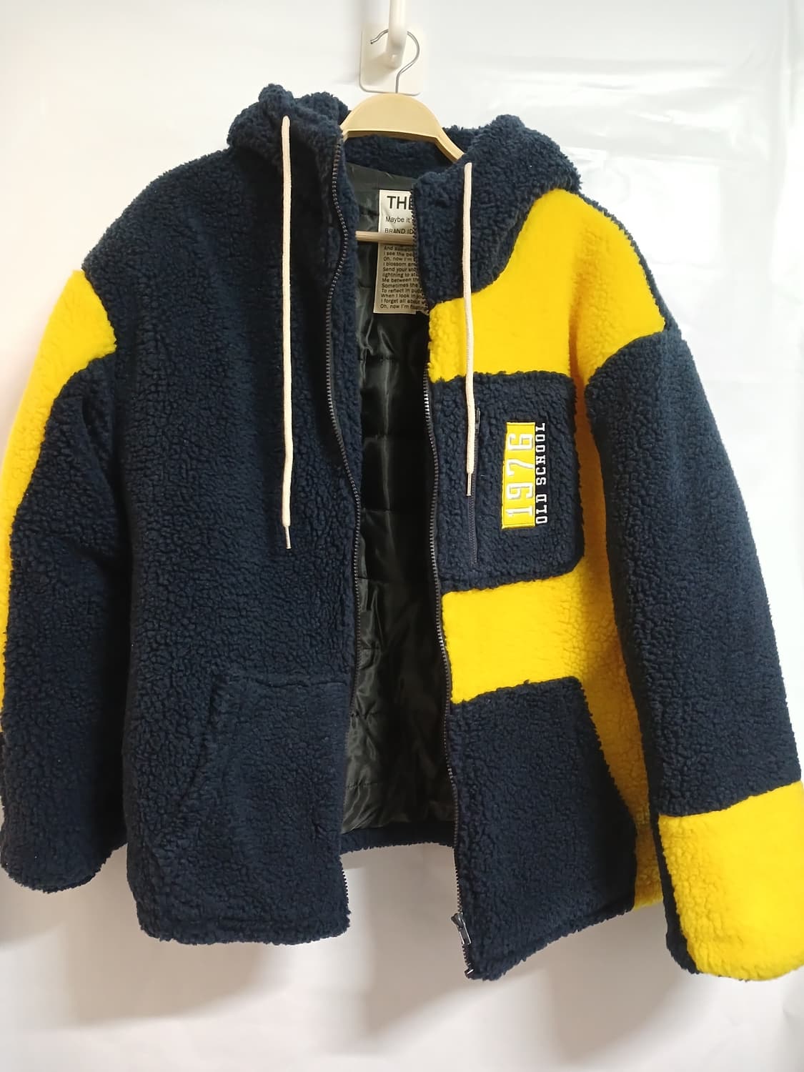 (100~105,L)남성 헤비 뽀글이 후드집업 상품이미지1