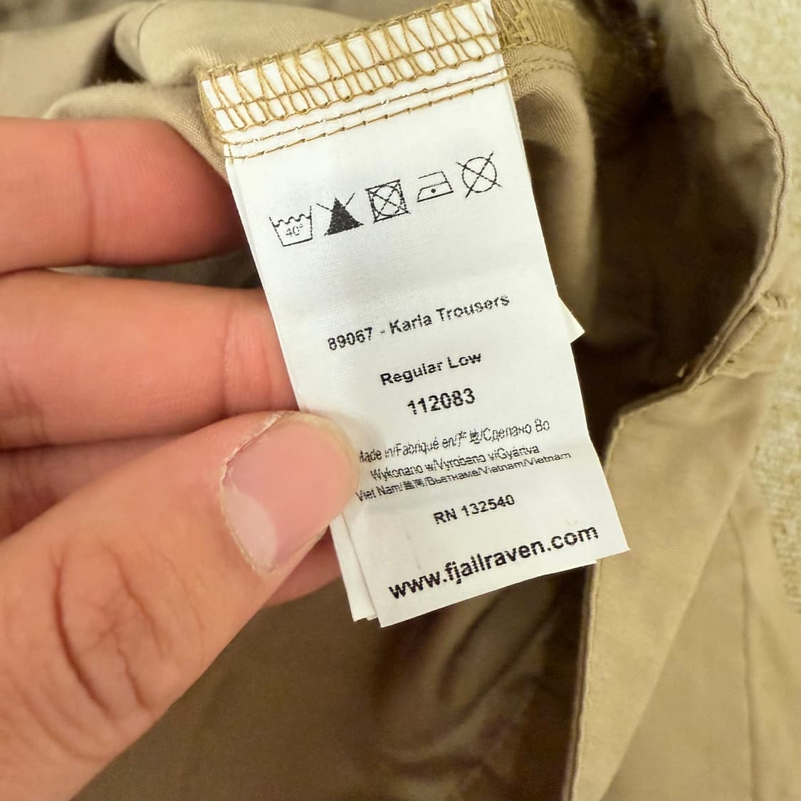 피엘라벤 카키 G-1000 트라우저 카고 팬츠 40 상품이미지3