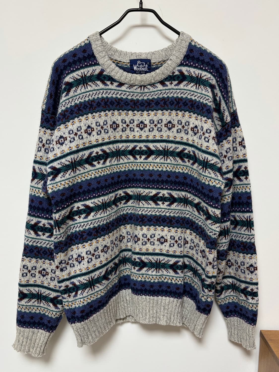 울리치 패턴 니트 상품이미지5