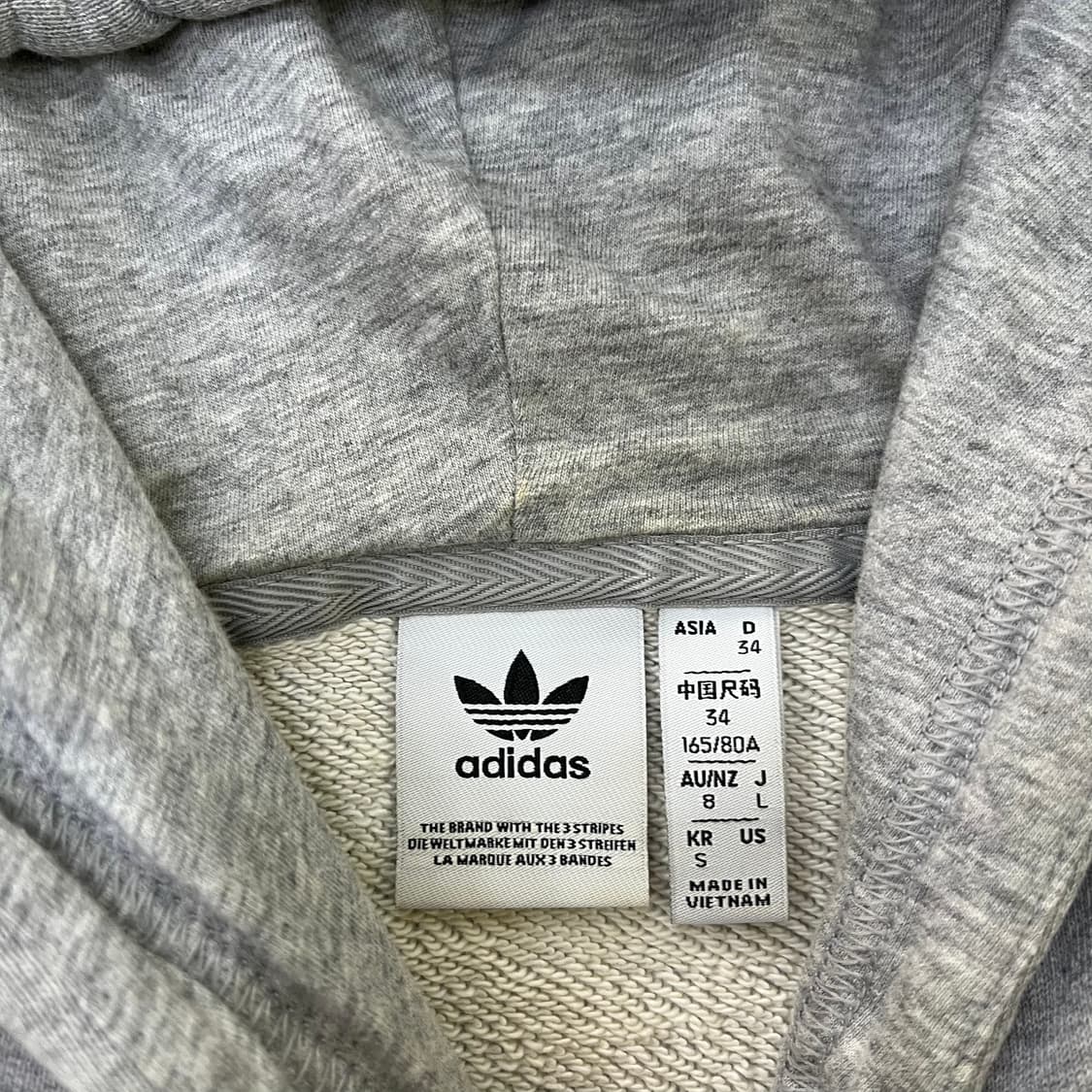 S 아디다스 여성 크롭 후드티 0319M 상품이미지2