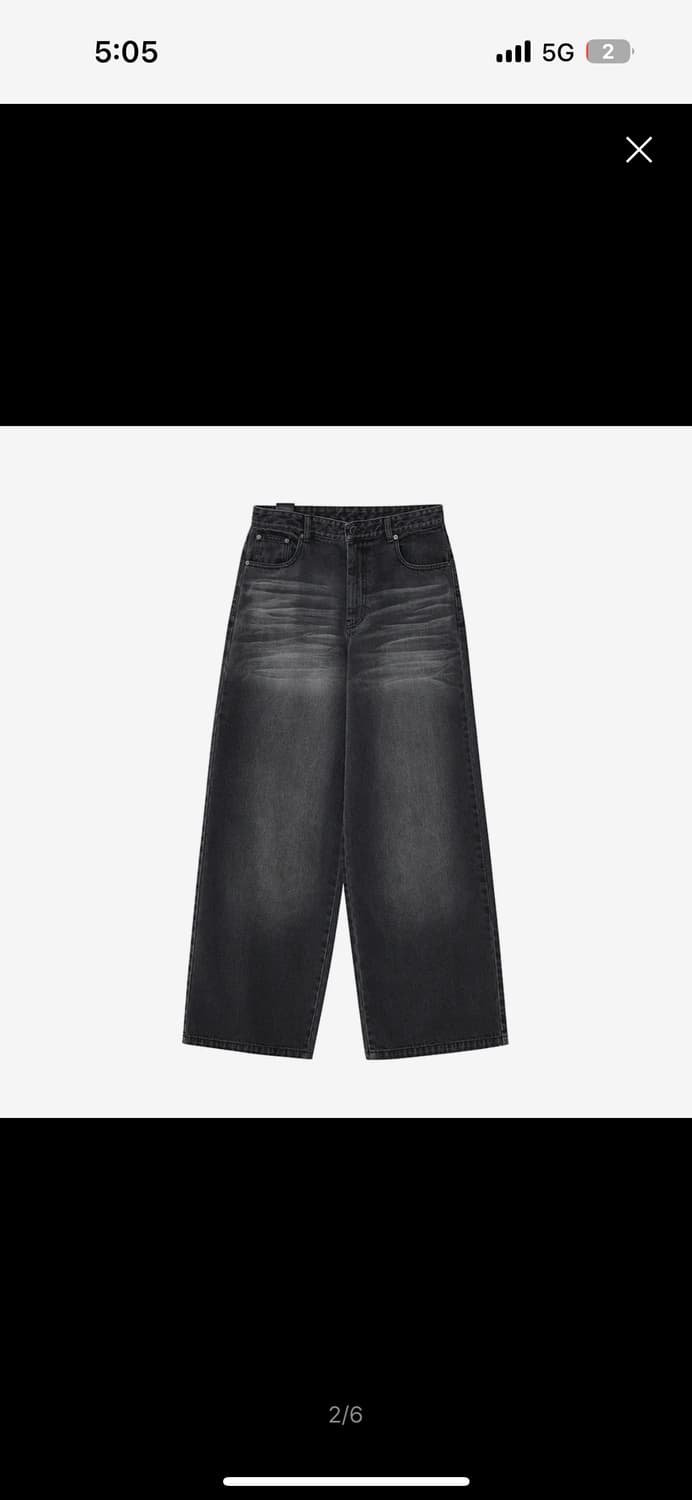 노이어 캣 워싱 데님 상품이미지2