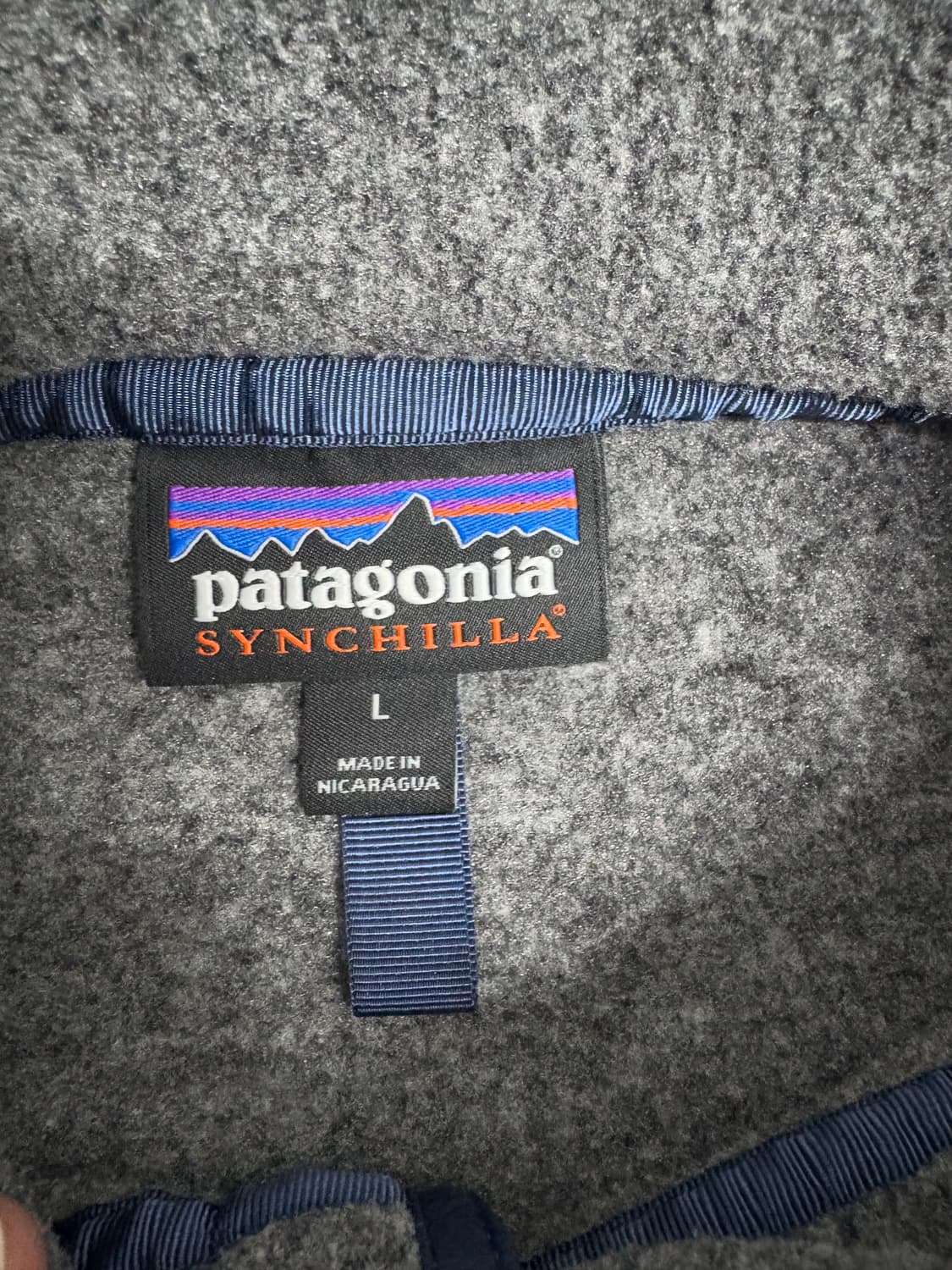 파타고니아 신칠라 스냅티 니켈 그레이 멘즈L 상품이미지5