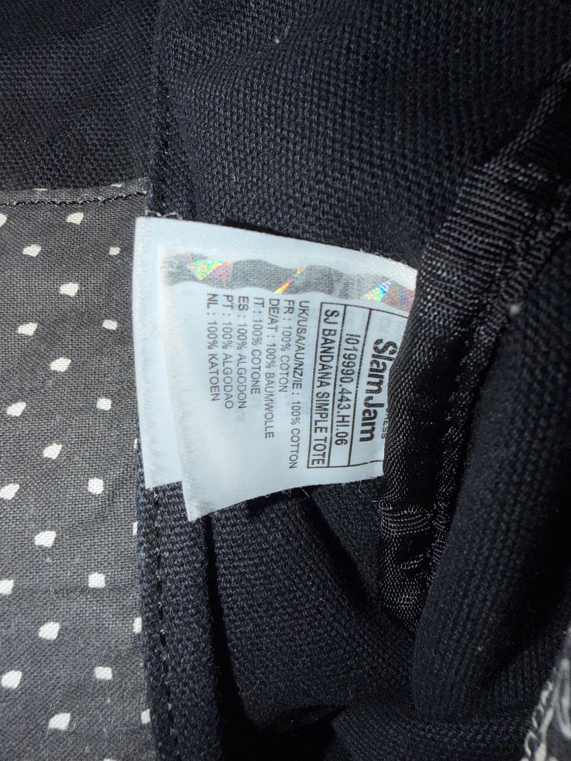 Carhartt X Slam jam 반다나 토트백 상품이미지3