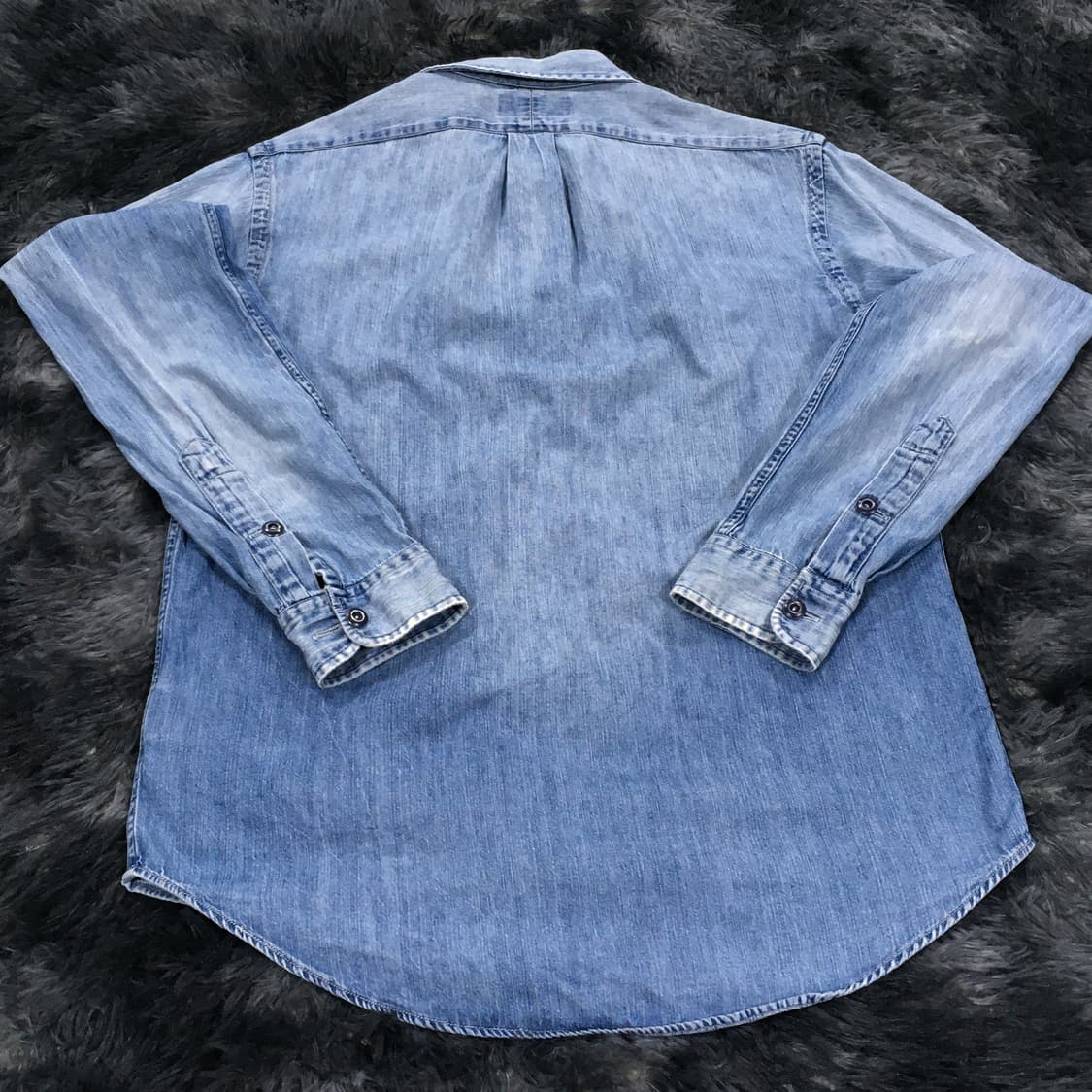 투티/0328 폴로 랄프로렌 청 데님 셔츠 연청 워싱 레전드예뻐요 상품이미지5