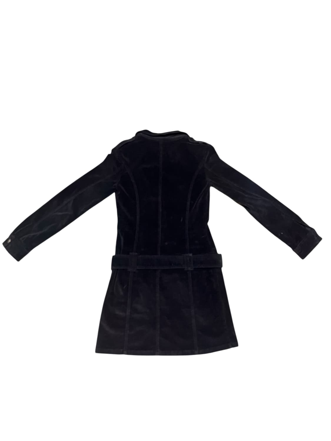 Y2k vintage 코듀로이 스타버튼 벨트 원피스 상품이미지3