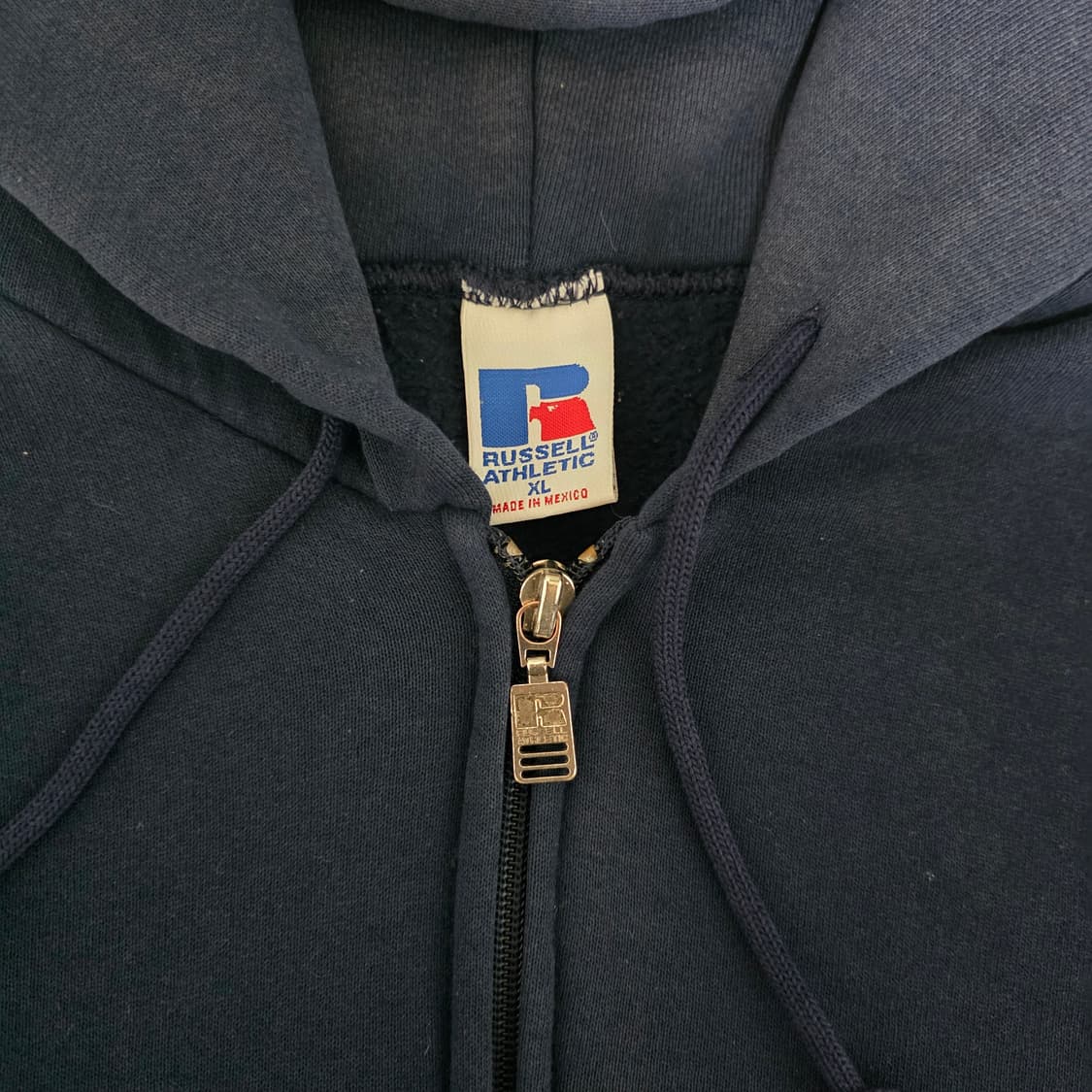 [XL] 러셀 애슬레틱 후드집업 네이비 레디쉬 슬리브 페이드 VER.23 상품이미지6