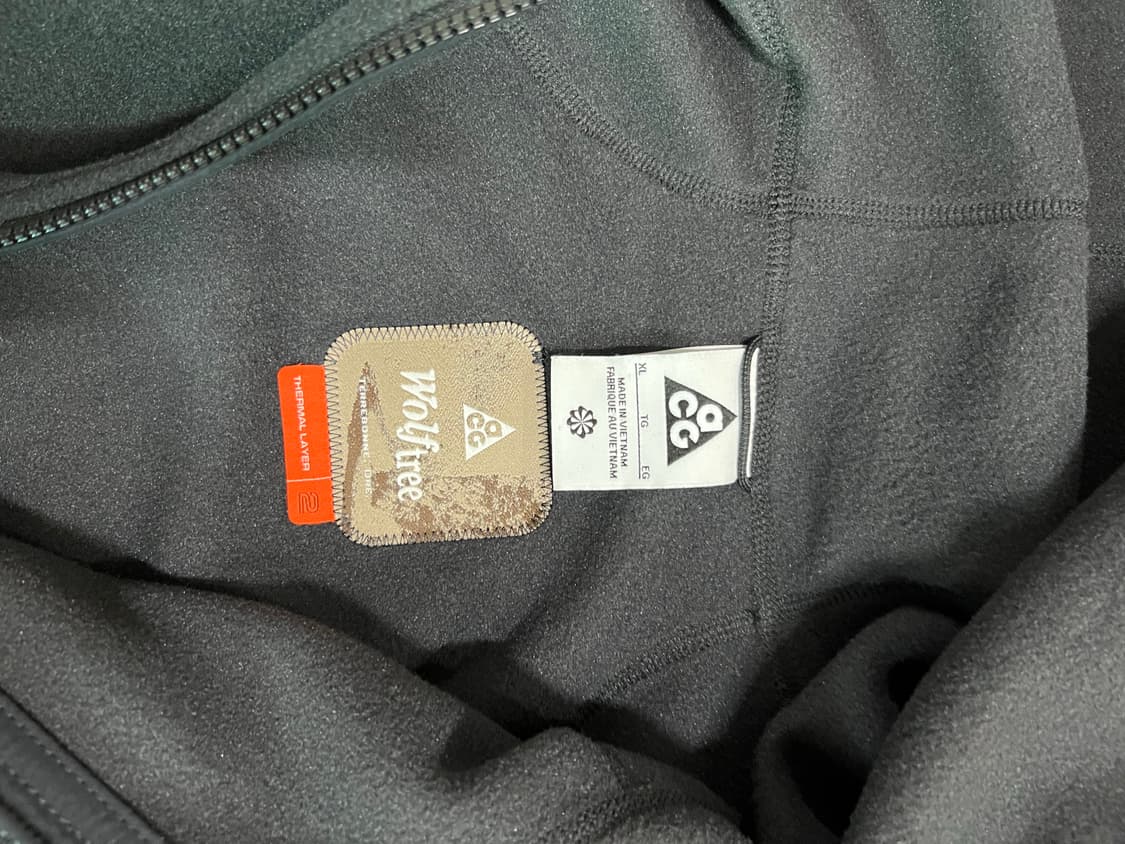 나이키 acg 울프트리 플리스 폴라텍 후드집업 xl 상품이미지3