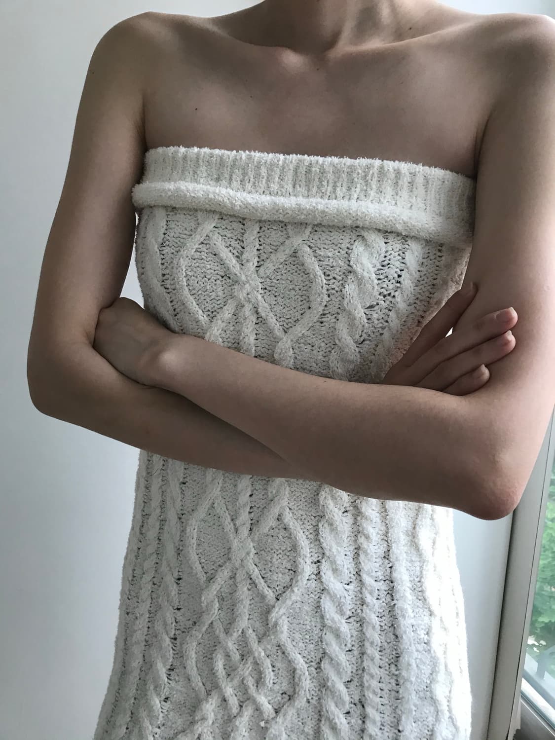 Nutemperor Cable knit Two-way 상품이미지1