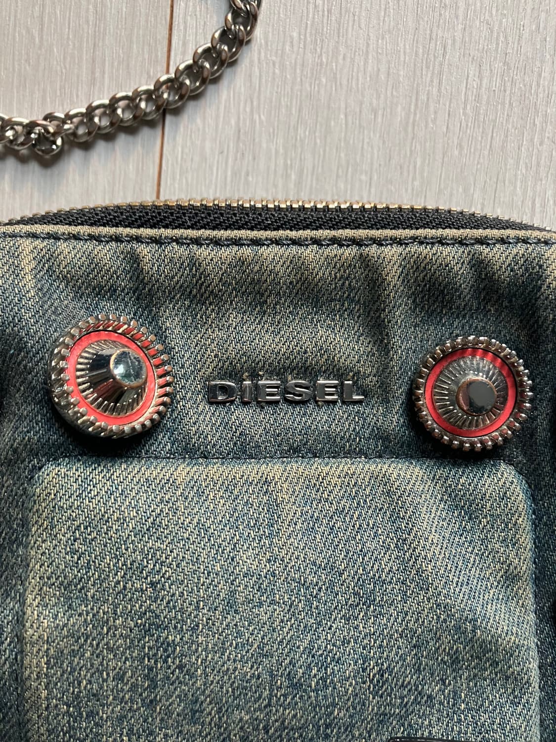 디젤 데님 스터드 숄더 백(택있음) 상품이미지2