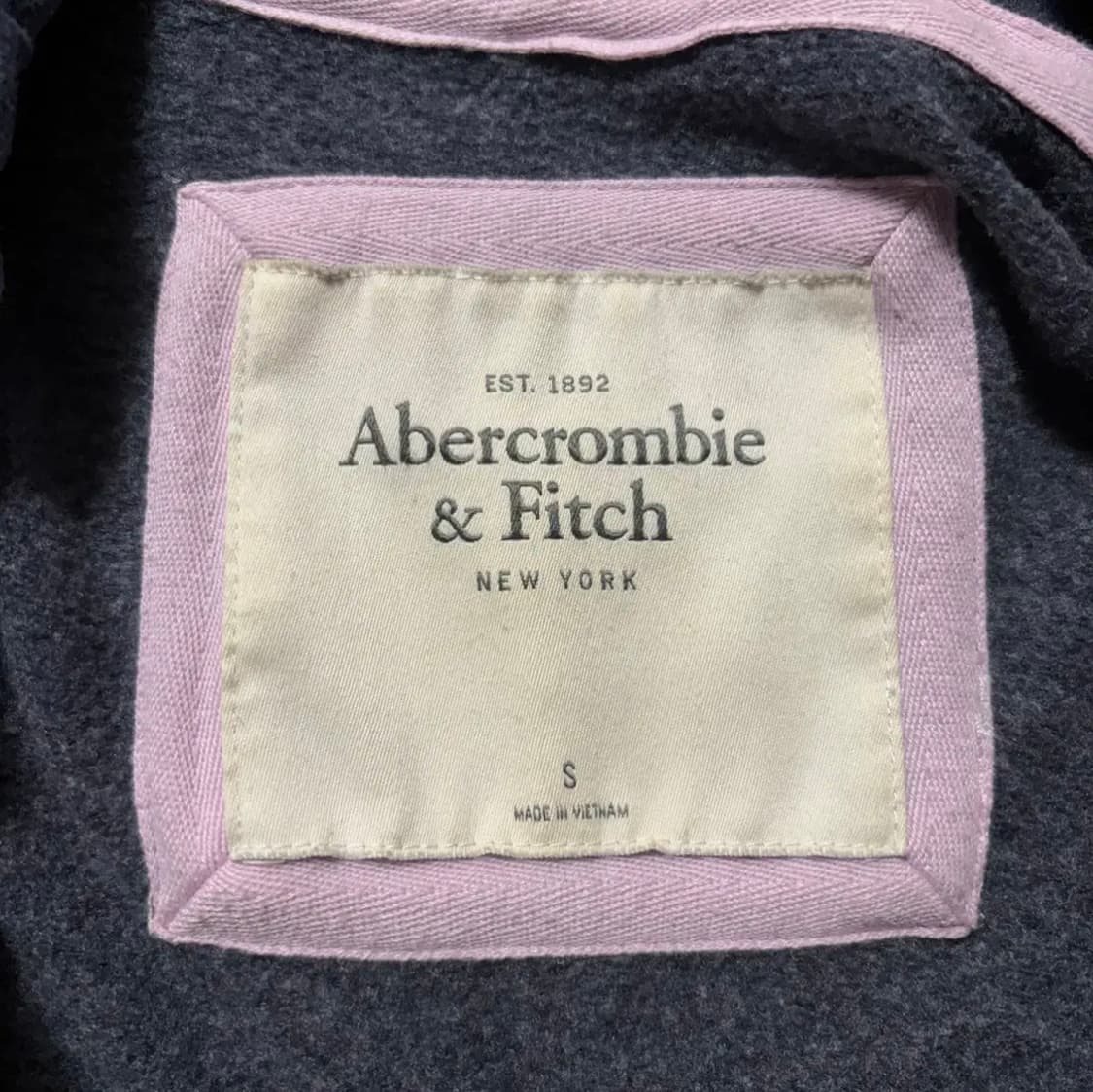 아베크롬비 네이비 NY 후드집업(S) 상품이미지4