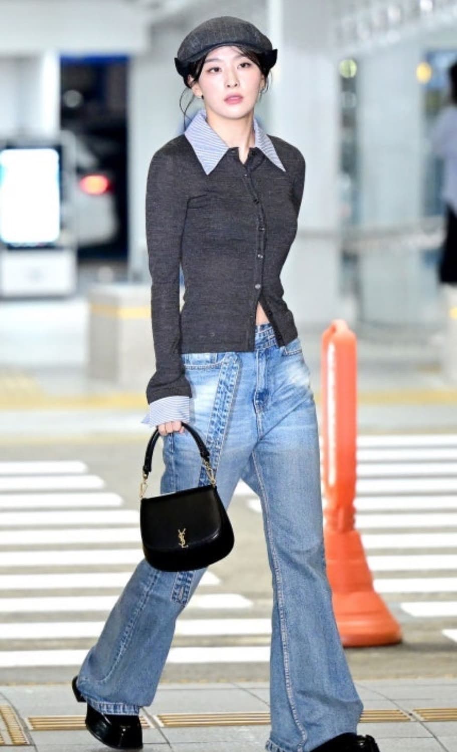 Open Yy 벨트 부츠컷 진(슬기 착용) 상품이미지3