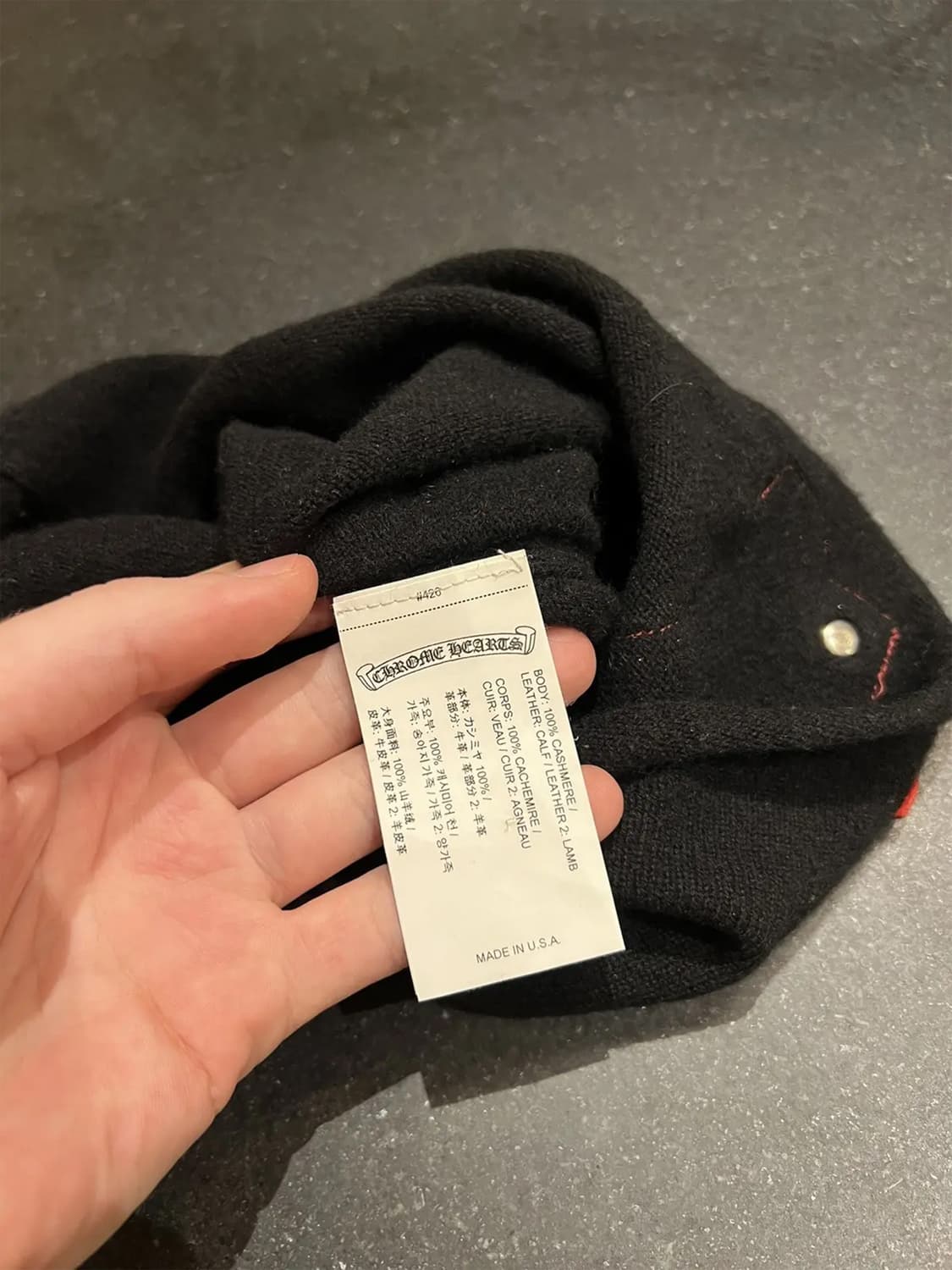 크롬하츠 캐시미어 마스크 비니 상품이미지4