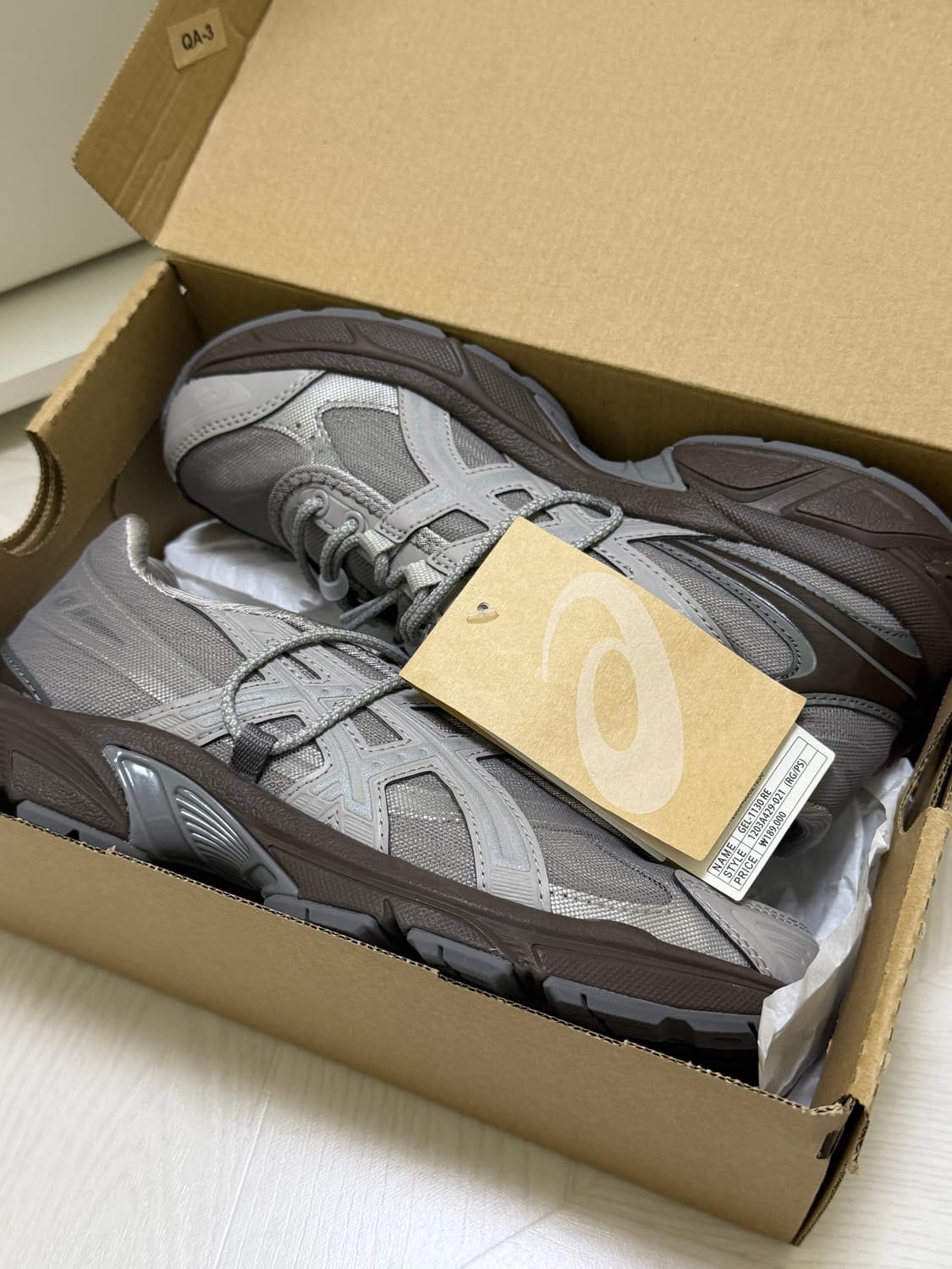 아식스 x 아트모스 핑크 x 오호스 젤 1130 RE 그레이 230cm 상품이미지1