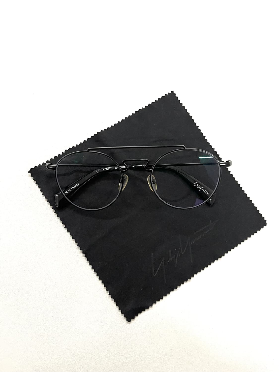 요지야마모토 더블 브릿지 안경 상품이미지3