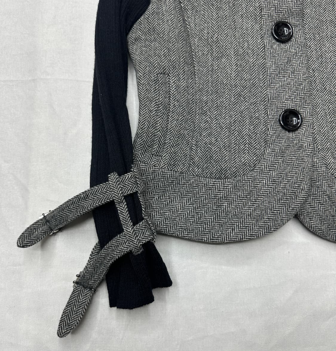 니트 소매 자켓 상품이미지3