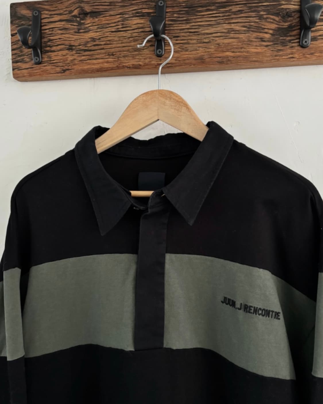 Juun.J 준지 스트라이프 럭비 셔츠 상품이미지2