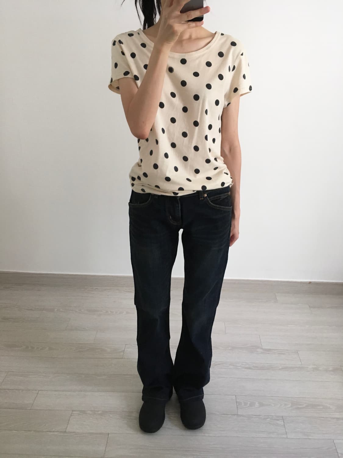 dark slim bootscut jeans 상품이미지6