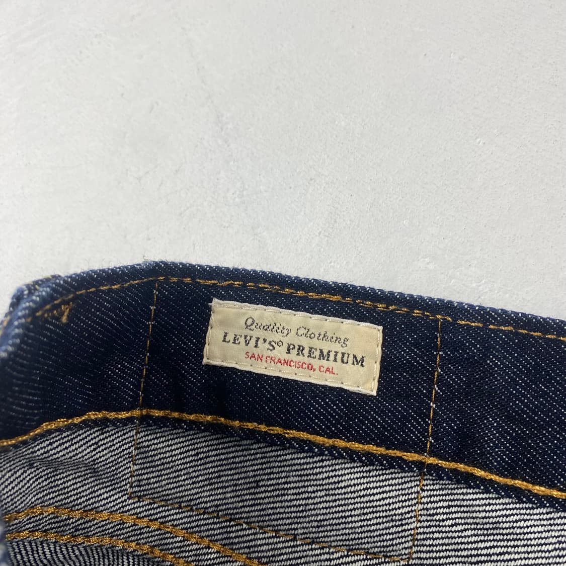 리바이스 578 프리미엄 빅E 진청 데님 진 (36) 상품이미지7