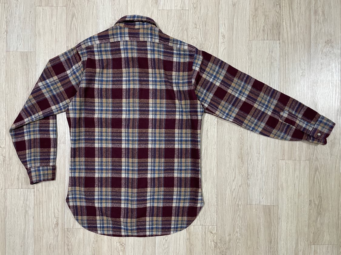 95~100) 70's 펜들턴 체크 울셔츠(미국제)RRL&LVC&폴로 상품이미지2