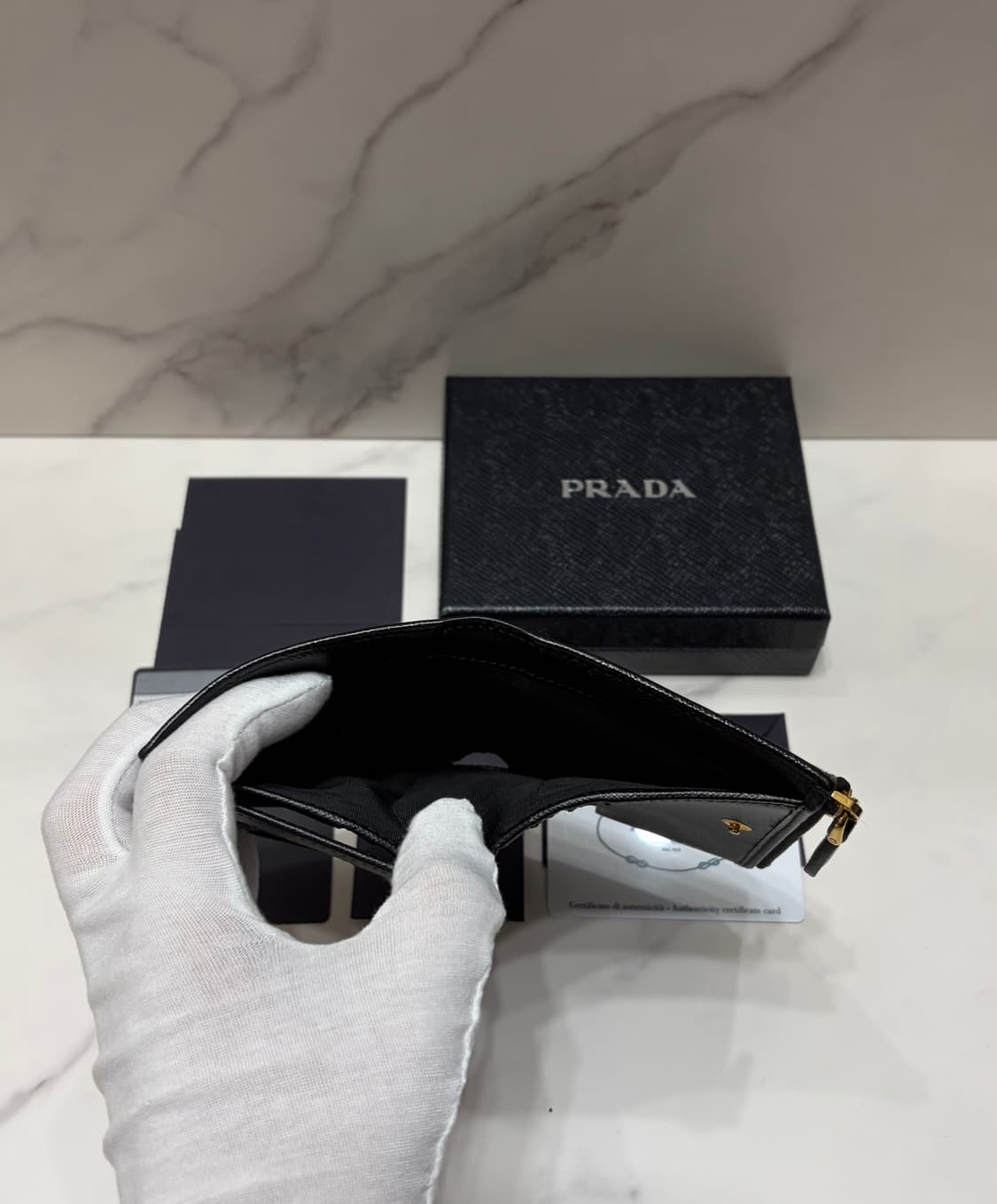 [정품] 프라다 사피아노 반지갑  상품이미지5