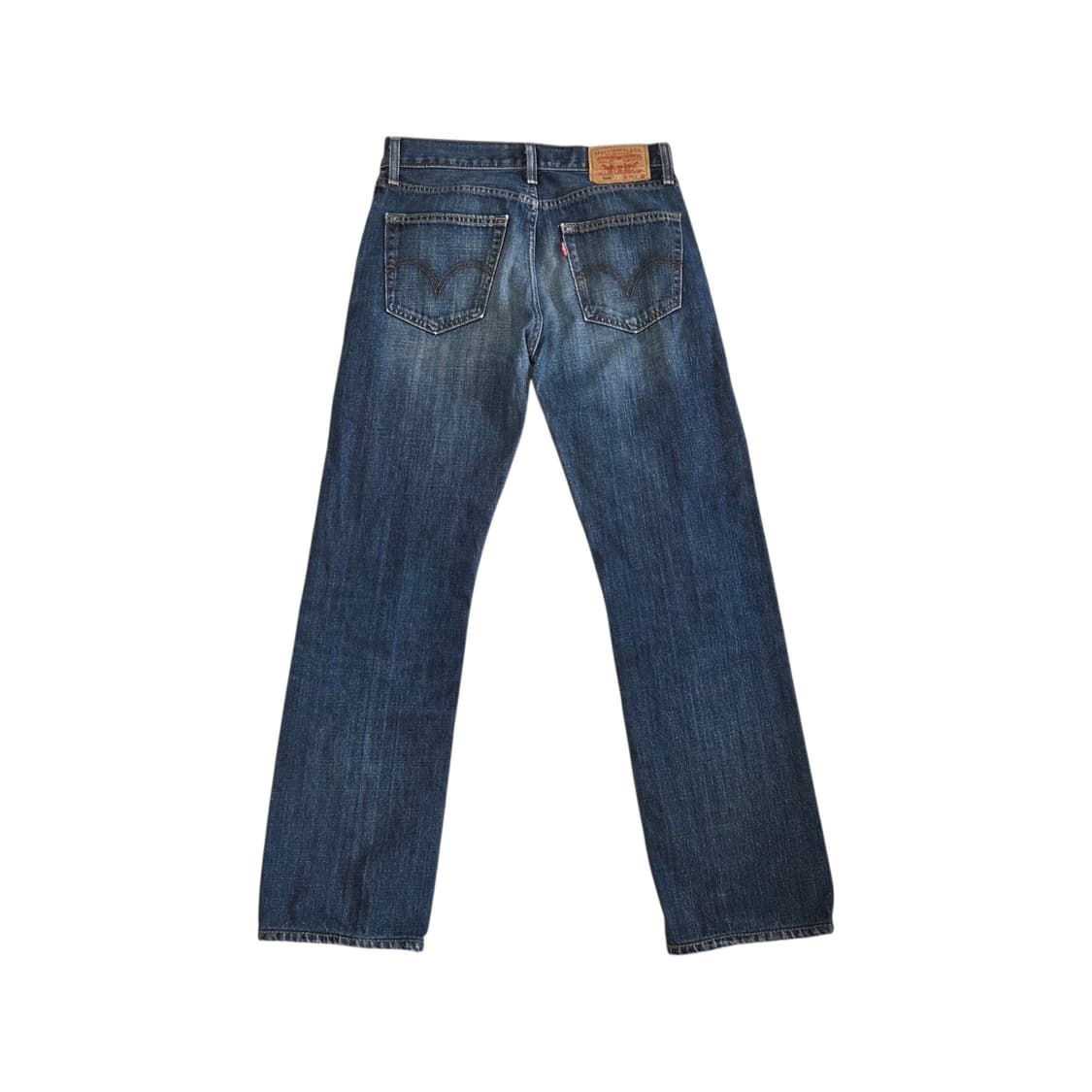 Levi's 리바이스 505 빈티지 스트레이트 워싱 데님 상품이미지4