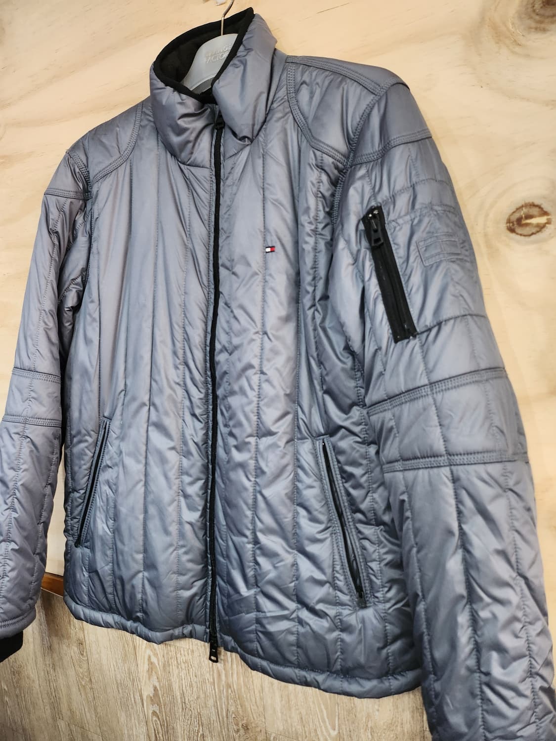 511) 타미힐피거 남성 퀼팅 장기모 패딩 점퍼 상품이미지3