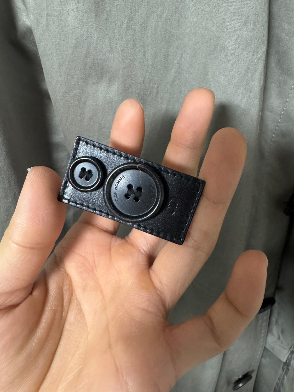 디올옴므 09ss 그레이 벨티드 자켓 52 (100-105) 상품이미지3