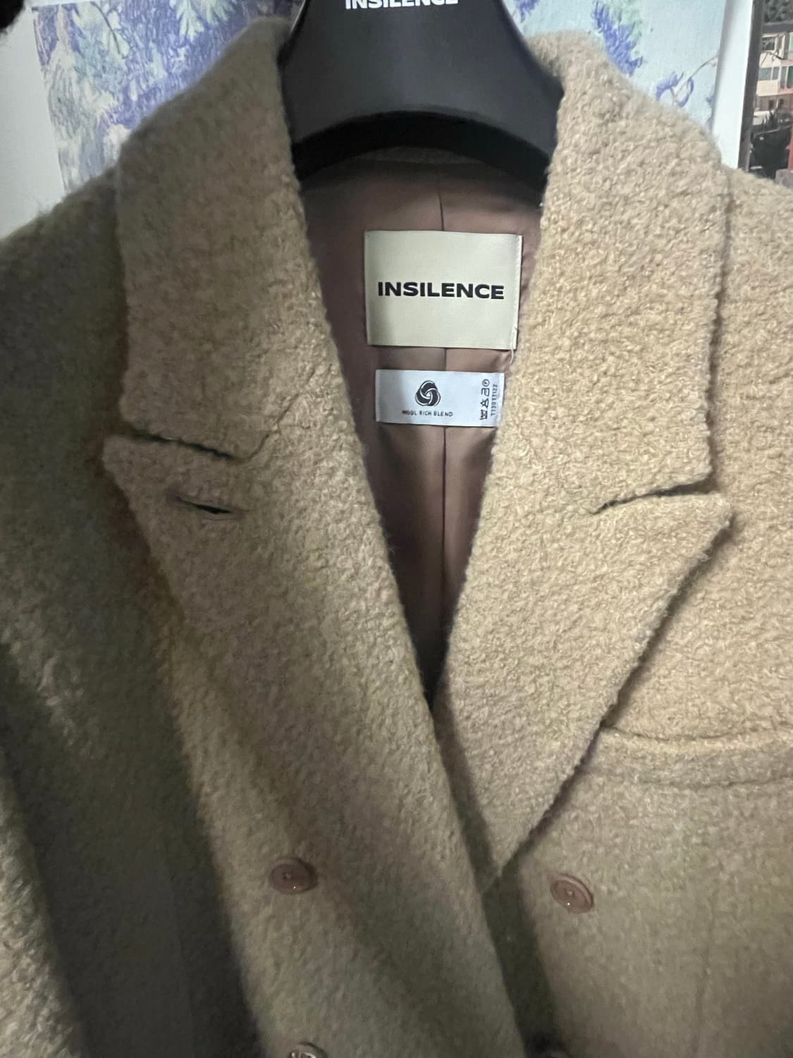 인사일런스우먼 키드모헤어 부클코트 상품이미지4