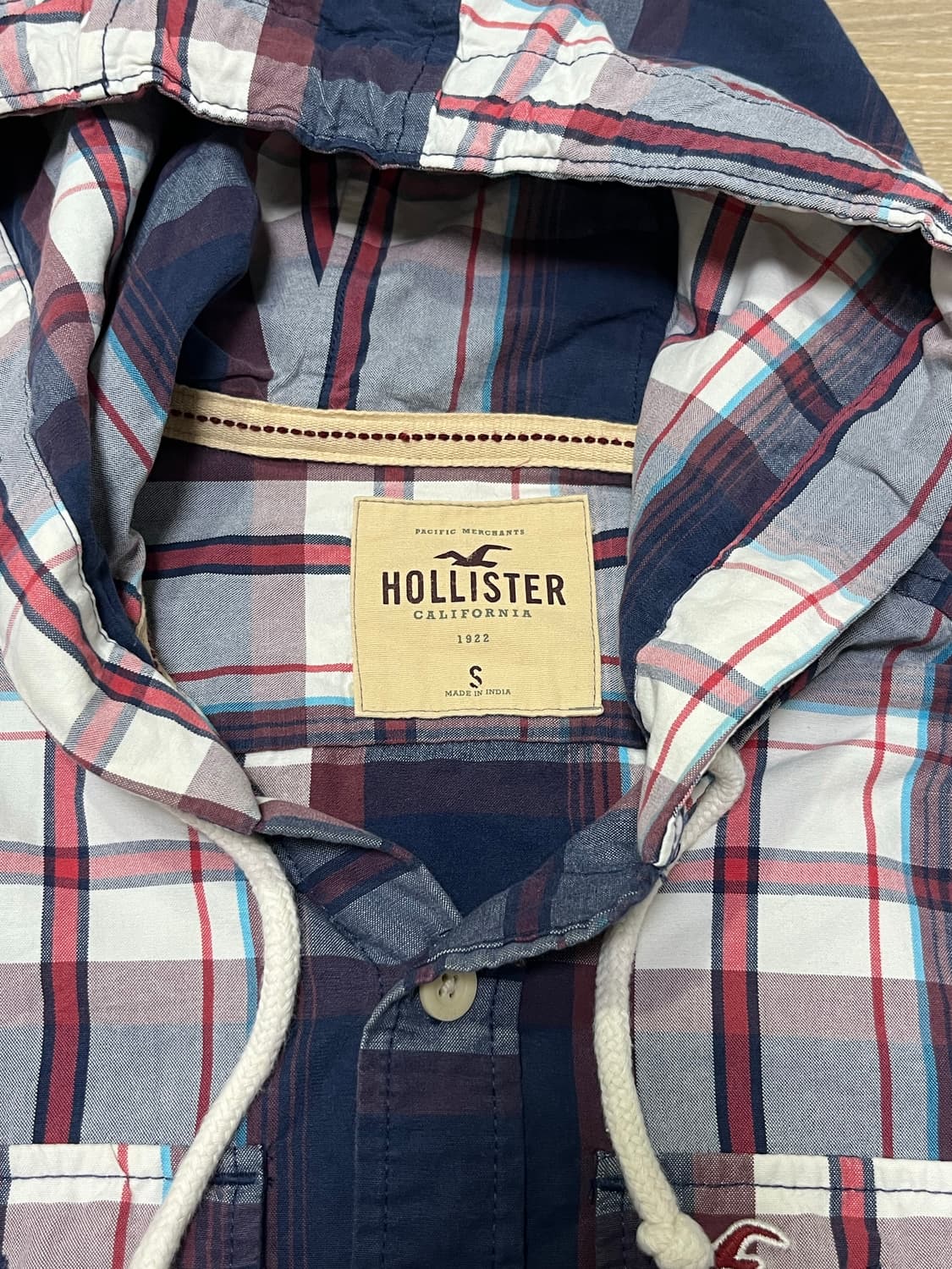 Hollister 홀리스터 후드 체크 셔츠 상품이미지9
