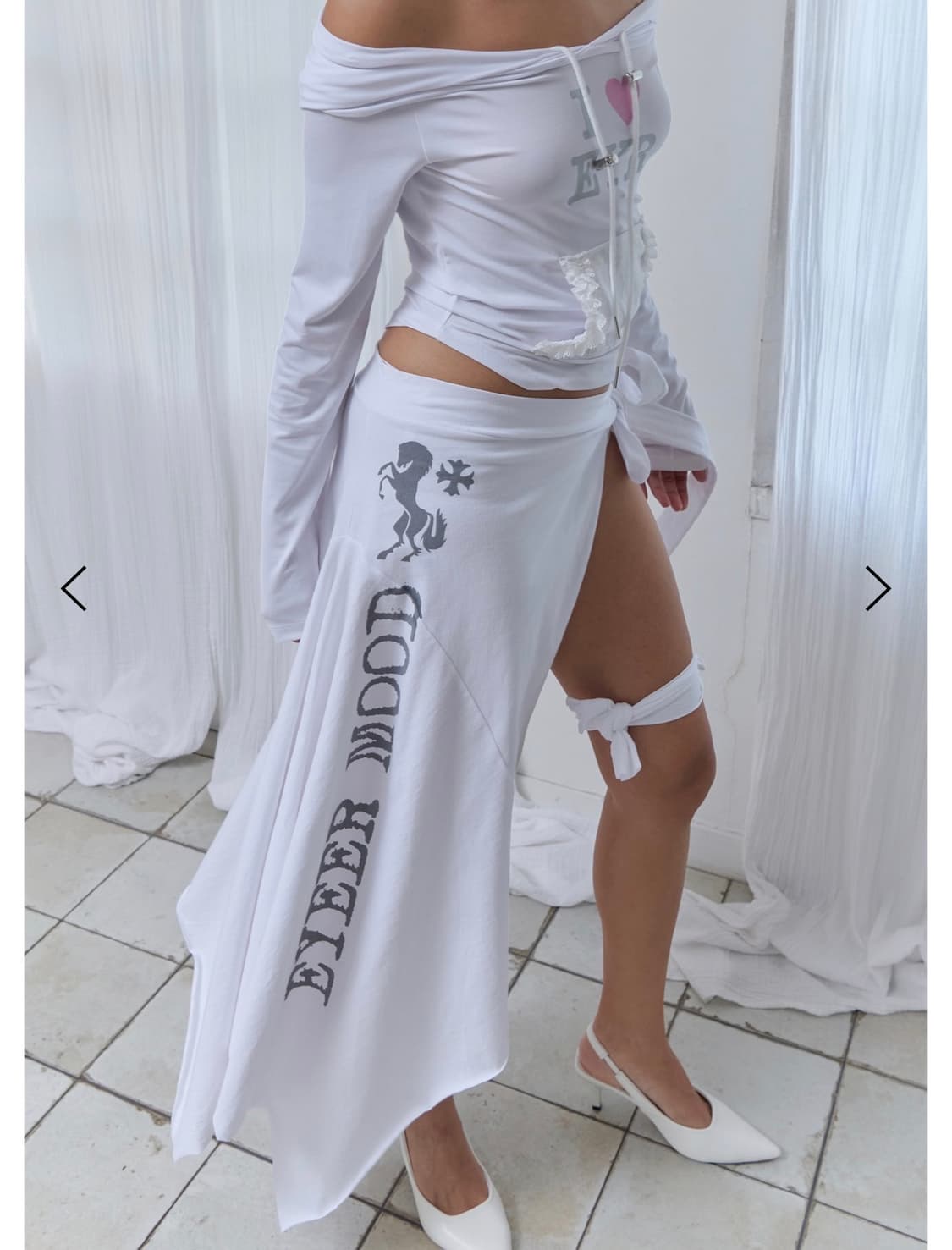 이어 레이어드 랩 스커트 판매합니다 (개이쁨) 상품이미지1