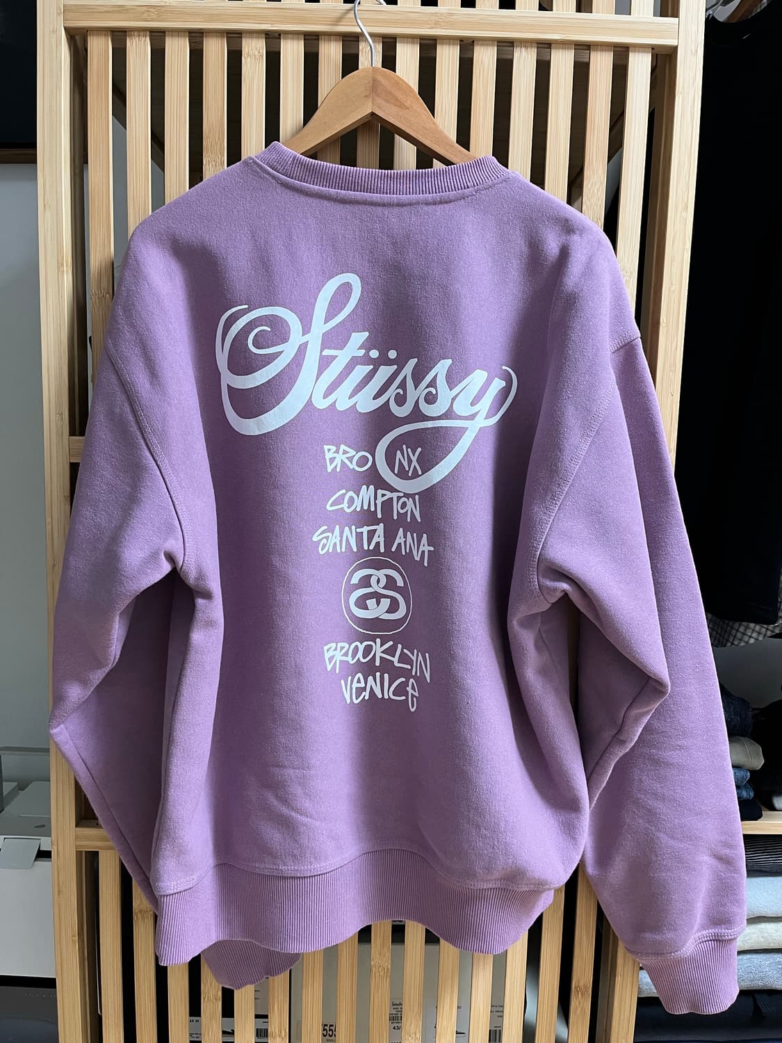 스투시 도버 스트리트 마켓 월드투어 스웻셔츠 상품이미지4